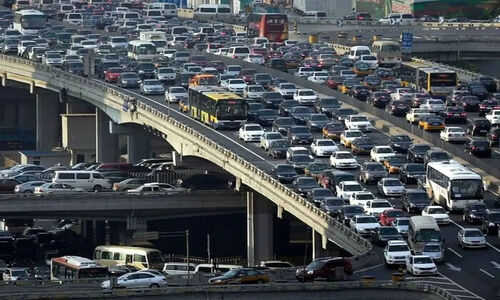 ترافیک سنگین در محورهای شمالی کشور