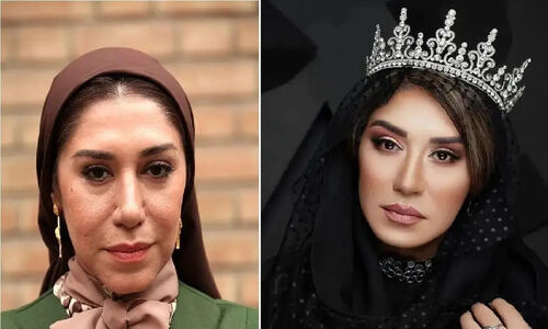 چهره و استایل متفاوت نسیم ادبی که همه را حیرت‌زده کرد! عکس‌های مدلینگ با الهام از رزهای سیاه و قرمز
