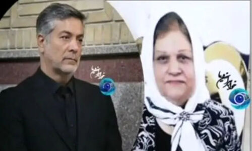حضور بازیگران زن و مرد در مراسم ختم مادر حمیدرضا پگاه بازیگر سریال آوای باران  / از شقایق فراهانی، سپند امیرسلیمانی تا مونا کرمی ودیگر بازیگران