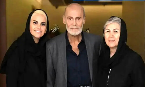 ساناز، دختر جمشید هاشم پور در جشن عروسی‌‌اش
