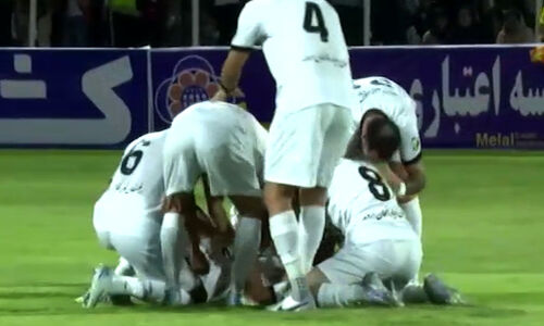 گل اول مس رفسنجان به خیبر خرم‌آباد توسط نقی‌زاده