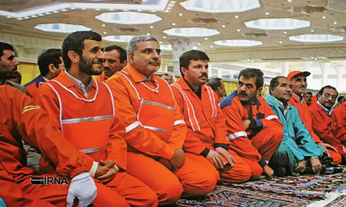 قاب دیروز | علی نصیریان‌، محمود احمدی‌نژاد و تیمور بختیار