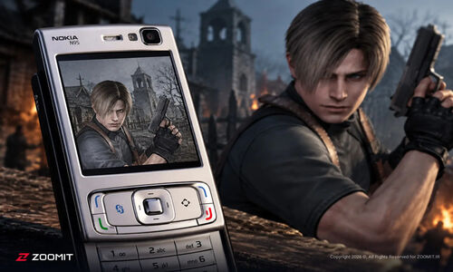 بازی Resident Evil 4 روی گوشی نوکیا N95 اجرا شد! / ببینید