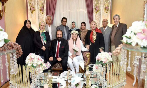 مادرزن خوشگل و مو بلوند علی اوجی+ بیوگرافی فرح خیری