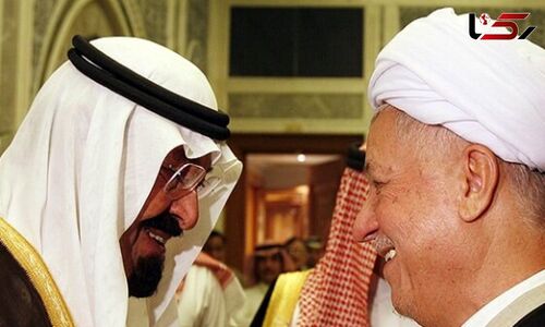 سفر در زمان؛ حضور پادشاه عربستان در منزل شخصی آیت الله رفسنجانی در تهران+عکس