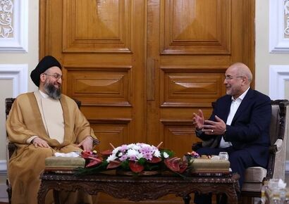 دیدار سید عمار حکیم با قالیباف