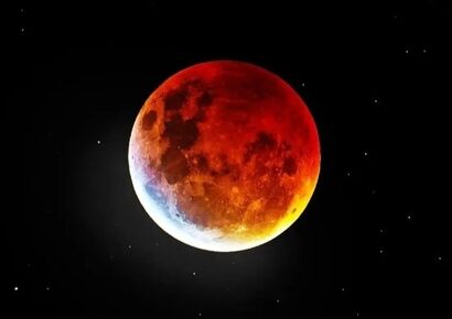دیدنی امشب| اولین تصویر از ماه گرفتگی ۱۶ شهریور
