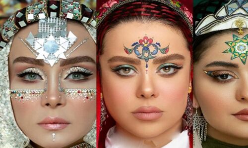 عکس ها / رونمایی از آرایش زیبای خانم بازیگران  ایرانی با الهام از معماری اصیل ایرانی و بناهای تاریخی/ از سیما خضرآبادی،تا حدیث فولادوند و  صحرا اسداللهی از فاطیما بهارمست تا الهام اخوان و  بهاره رهنما و از ….