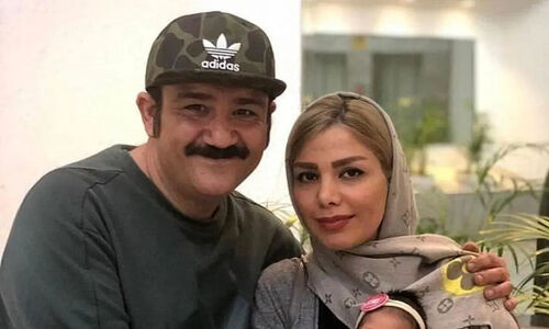 رونمایی از لباس عروس دنباله دار و شیک همسر جوان مهران غفوریان در مراسم عقدشان/ ماشالا به پای هم پیر بشید
