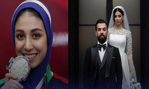 عکس های خصوصی عروسی مرجان سلحشوری لو رفت! + ۸ عکس با لباس رویایی و جذاب