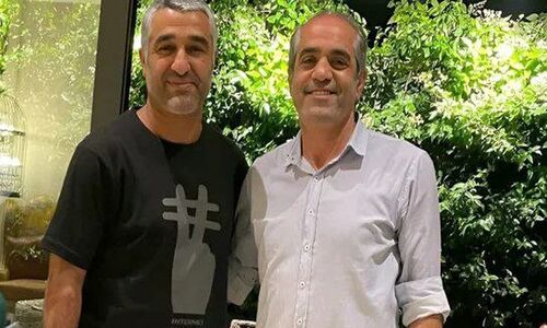 سلفی جدید عکس پژمان جمشیدی در کنار دوست صمیمی اش