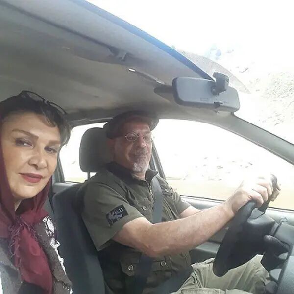 مینا نوروزی و همسرش